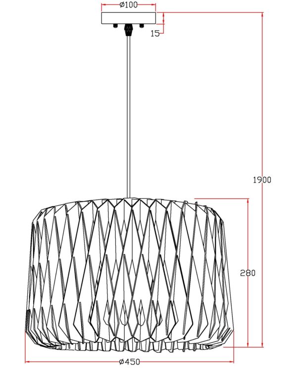 Lampa sufitowa LUMA - obrazek 5