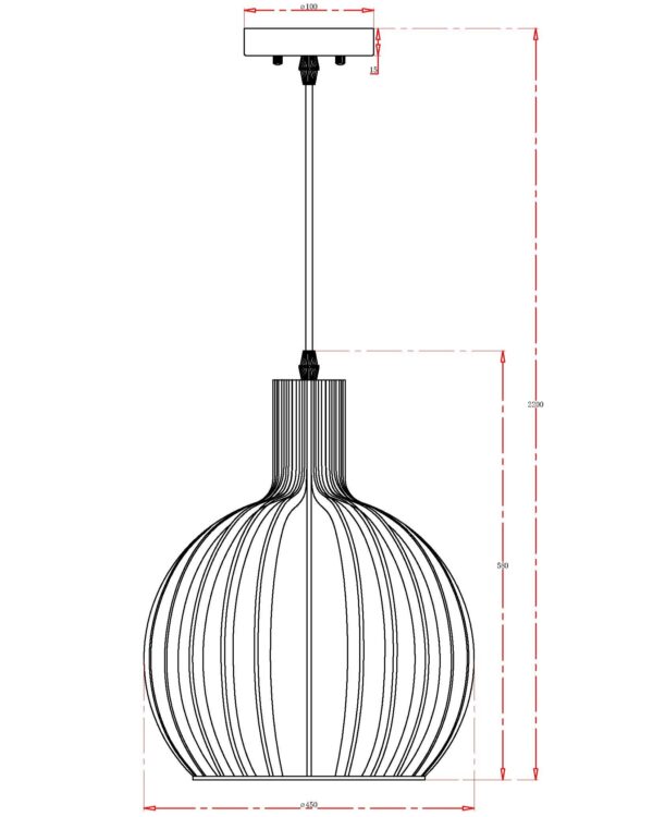Lampa sufitowa TERRA - obrazek 4