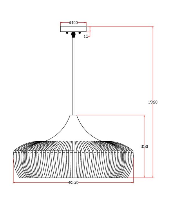 Lampa wisząca MORA 55/35 - obrazek 6