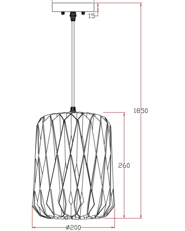 Lampa wisząca LUMA 20/26 - obrazek 6