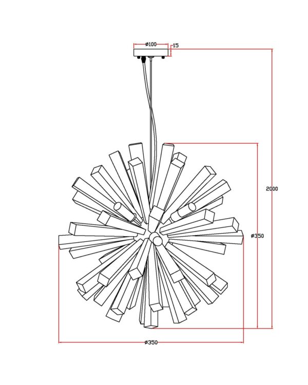 Lampa wisząca SOLISCA 35/35 - obrazek 7