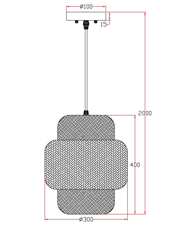 Lampa wisząca FLORA 30/40 - obrazek 5