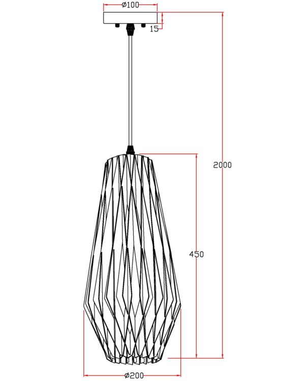 Lampa wisząca LUMA 20/45 - obrazek 6