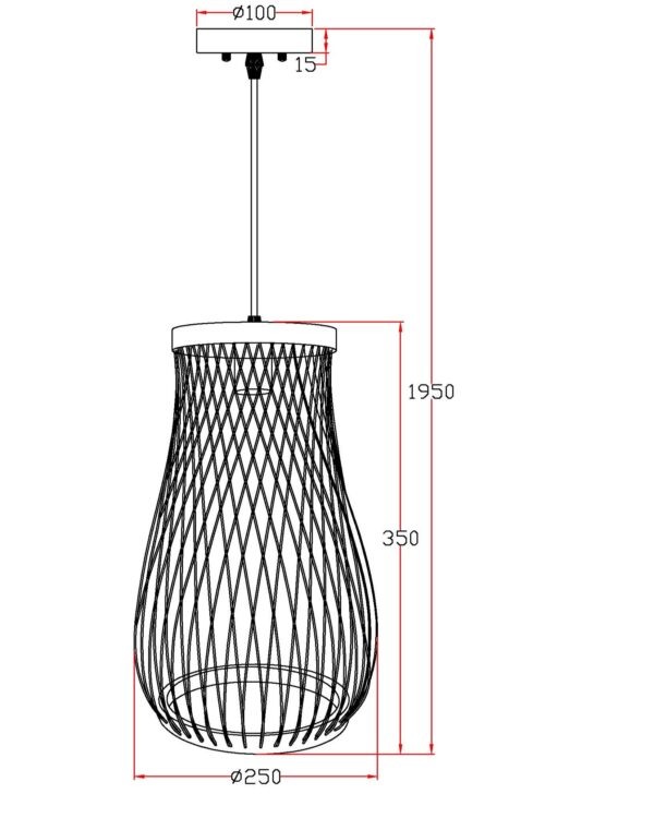 Lampa wisząca VERA 25/35 - obrazek 4